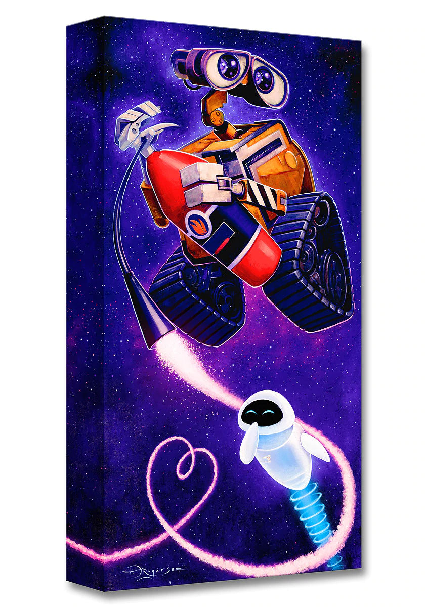 Wall-E and Eve by Tim Rogerson inspired by Wall-E