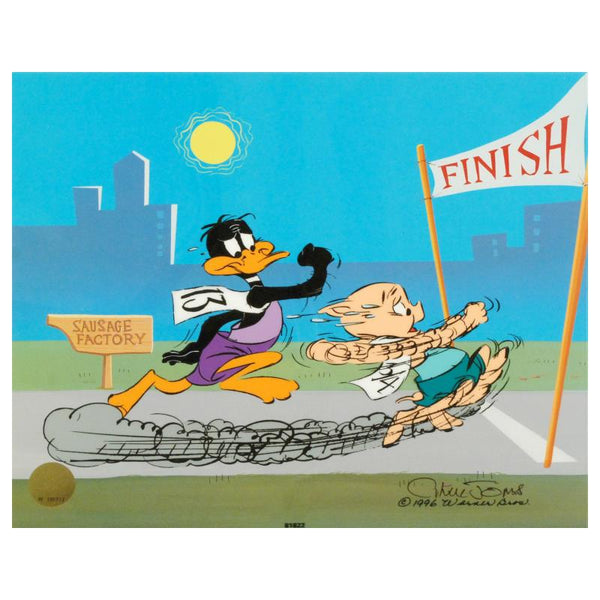 Sausage Factory - Limited Edition Hand Painted Animation Cel Signed by Chuck Jones