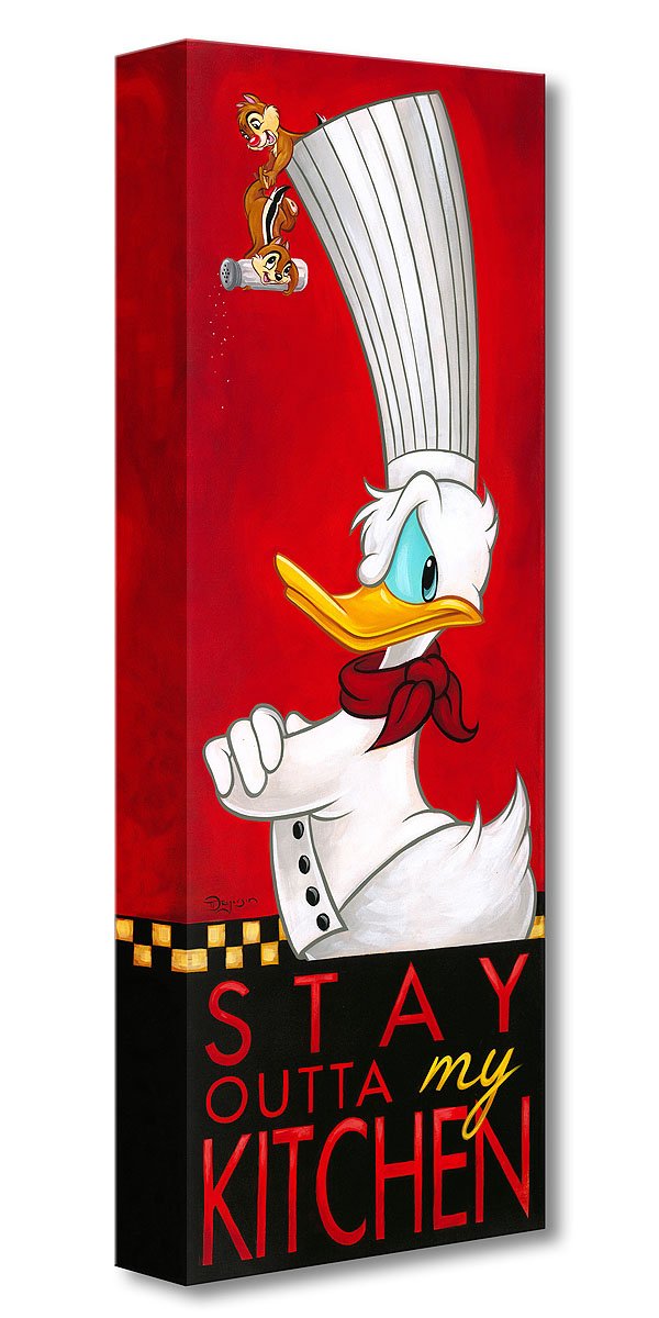 Stay Outta My Kitchen Donald Duck by Tim Rogerson