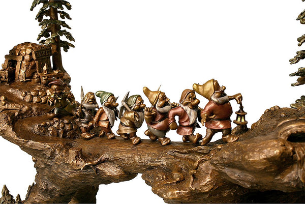 Seven Dwarfs Arch Entry Bronze Table