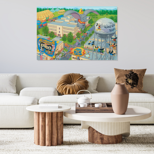 A Day at the Studio by Manuel Hernandez inspired by Dumbo