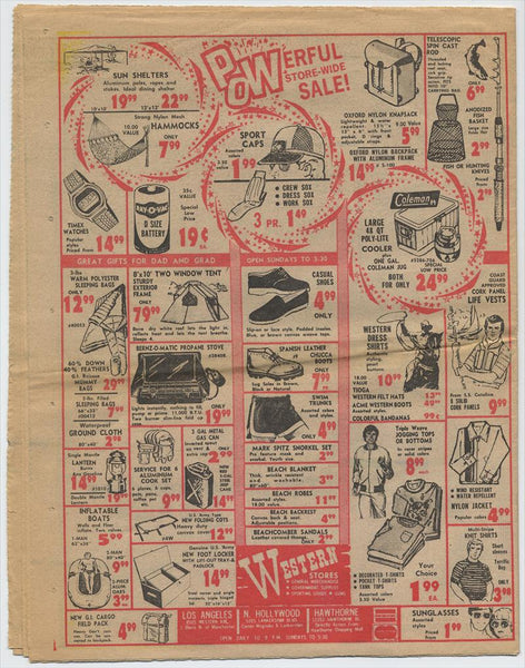 Disneyland 25th Birthday Summer 16-page Los Angeles Newspaper Advertising Supplement, 1980