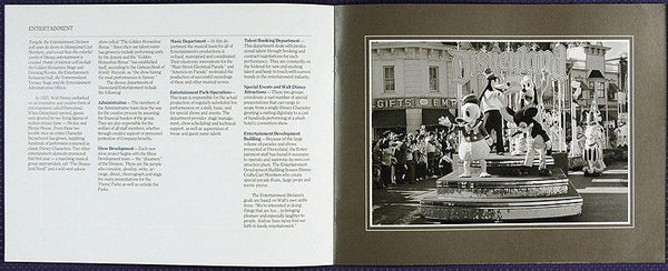 Disneyland 25 Family Open House Cast Member Book, 1980