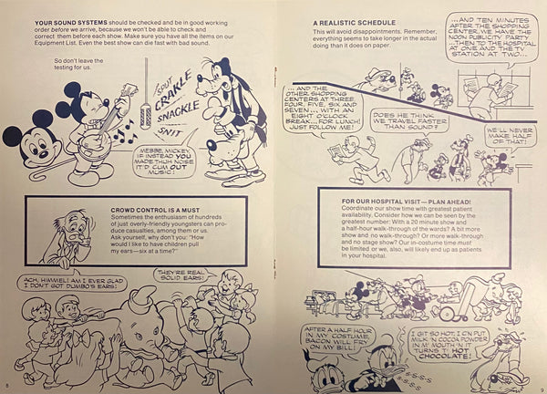 Disneyland Here We Come Disney Character Tour Guide Book, 1976