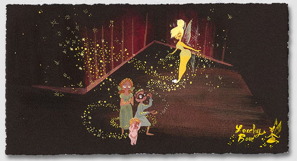 Pixie Dust Framed Limited Eidtion by Lorelay Bove inspired by Peter Pan