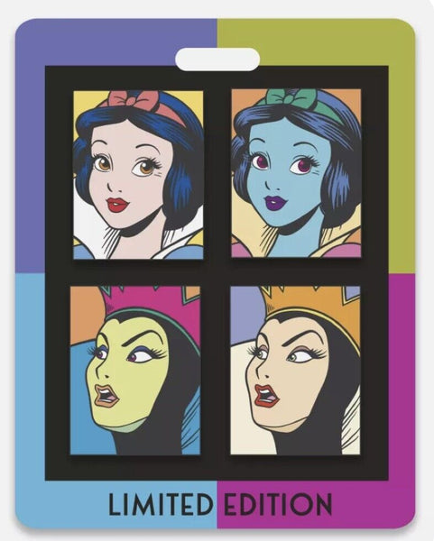 Walt Disney Imagineering Mickeys of Glendale Disney Destination D23 Snow White and Evil Queen Art Pin, LE 250