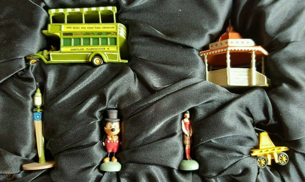 Disneyland Main Street Pewter Set 50th Anniversary Kevin & Jody