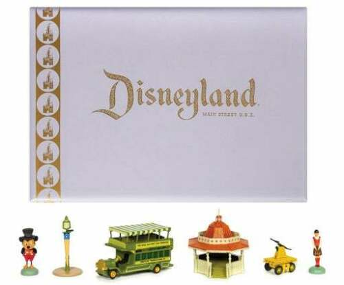 Disneyland Main Street Pewter Set 50th Anniversary Kevin & Jody