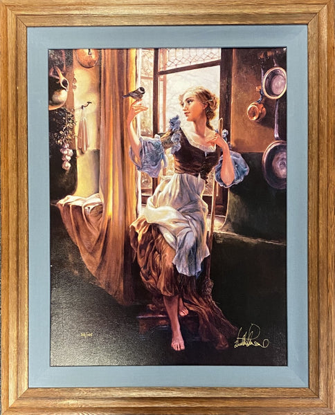 Cinderella's New Day FRAMED by Heather Edwards inspired by Cinderella